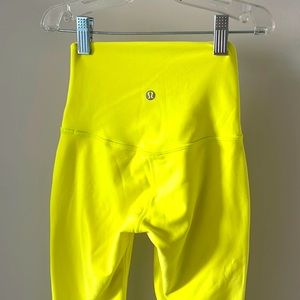 Lululemon Atletica HIGHLIGHTER Align Pants 25” Size 0